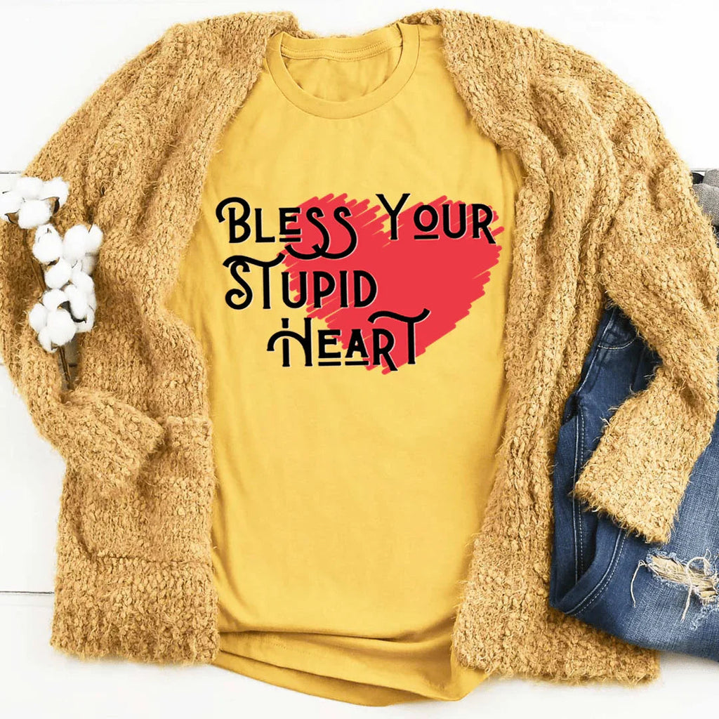 Bless Your Stupid Heart Tee - SJB-DIAMOND ELITES