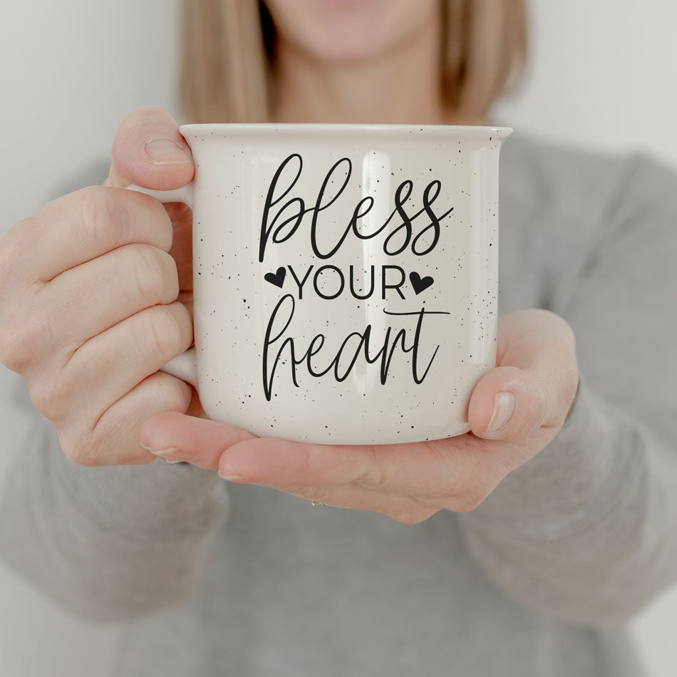 Bless Your Heart Ceramic Mug 14.5oz You Are A Freaking Goddess Coffee Mug Gift For Her BandsCo Straps