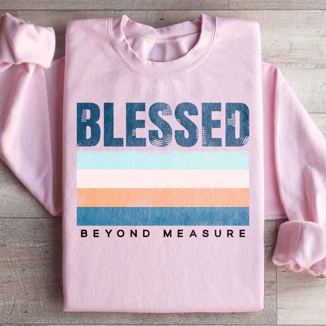 Blessed Sweatshirt Peachy Sunday