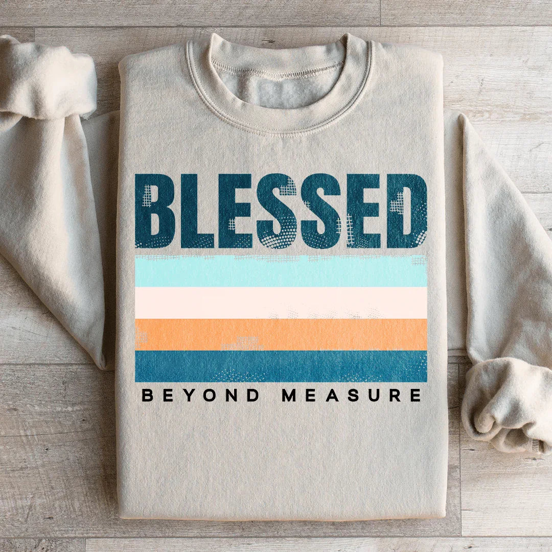 Blessed Sweatshirt Peachy Sunday