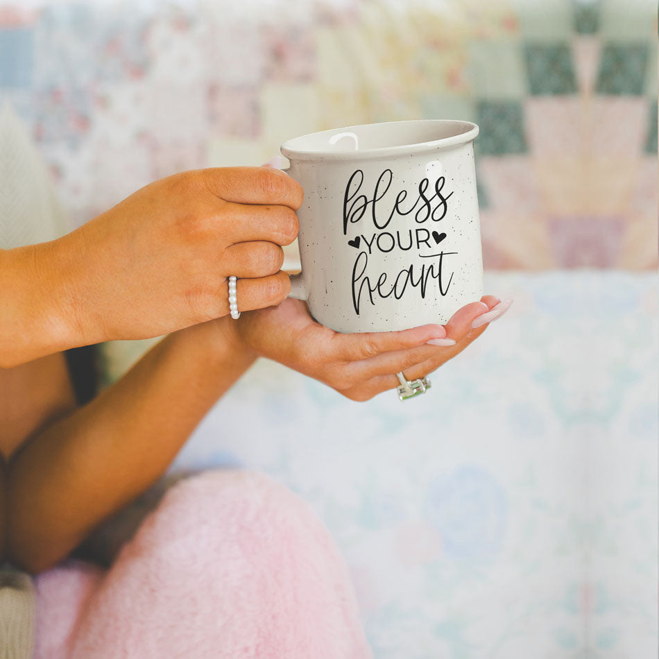 Bless Your Heart Ceramic Mug 14.5oz You Are A Freaking Goddess Coffee Mug Gift For Her BandsCo Straps