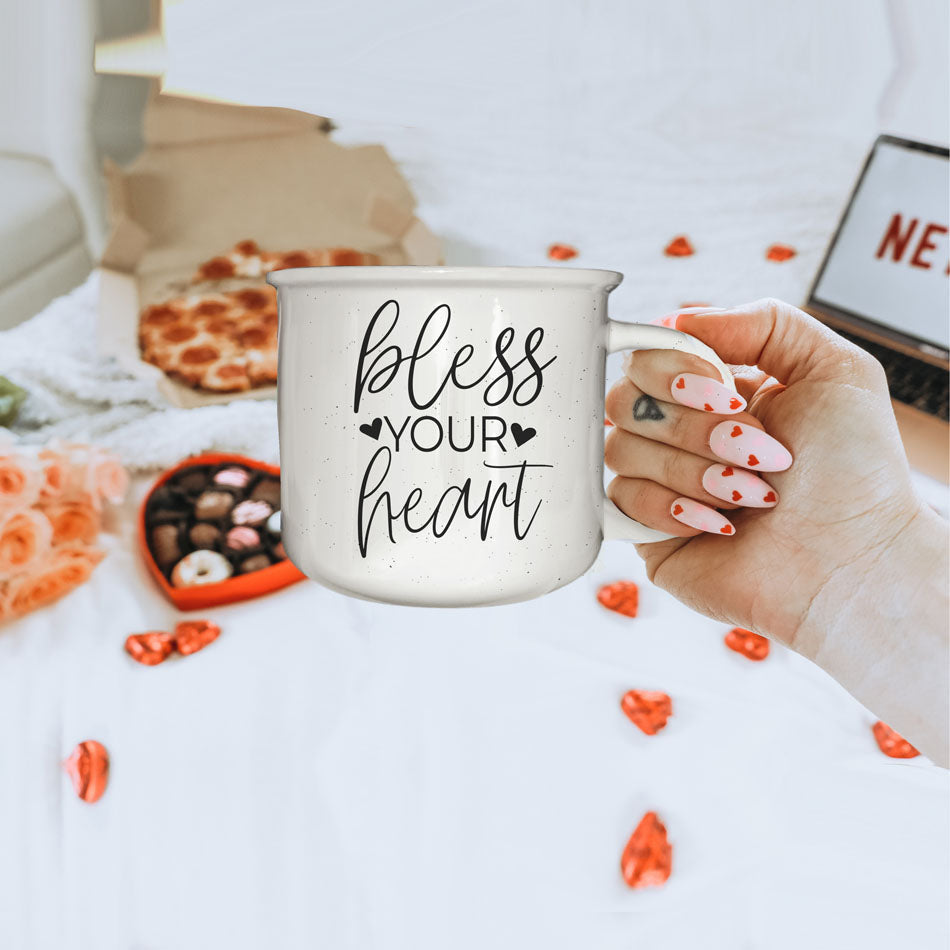 Bless Your Heart Ceramic Mug 14.5oz You Are A Freaking Goddess Coffee Mug Gift For Her BandsCo Straps