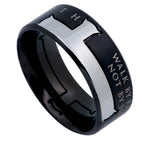 Black Iron Cross Ring KingdomWear