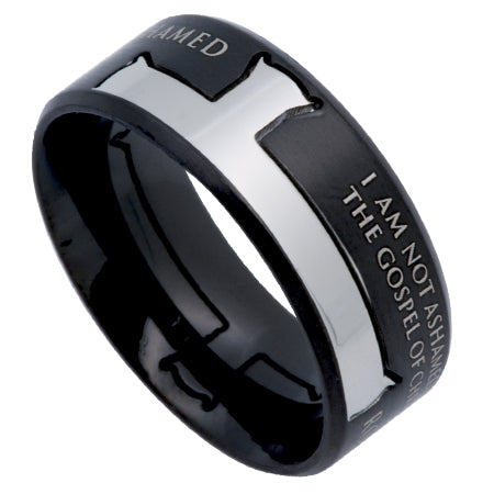 Black Iron Cross Ring KingdomWear