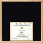 US Marine Corp Certificate Display Case in bottom. The Military Gift Store