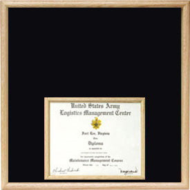 US Marine Corp Certificate Display Case in bottom. The Military Gift Store