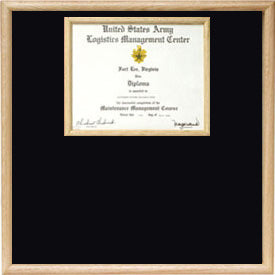 US Marine Corp Certificate Display Case. The Military Gift Store