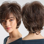 Blonde White Black Ombre Bob Synthetic Wigs for Women Straight Hair Wigs Cosplay Party Wig with bangs Heat Resistant Wigs For Black Women Cosplay Wigs For Women Stevvex
