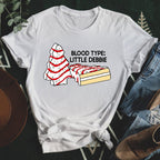 Blood Type Little Debbie Tee Peachy Sunday