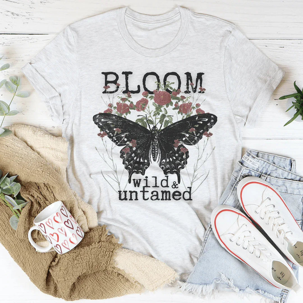 Bloom Wild & Untamed Tee Peachy Sunday