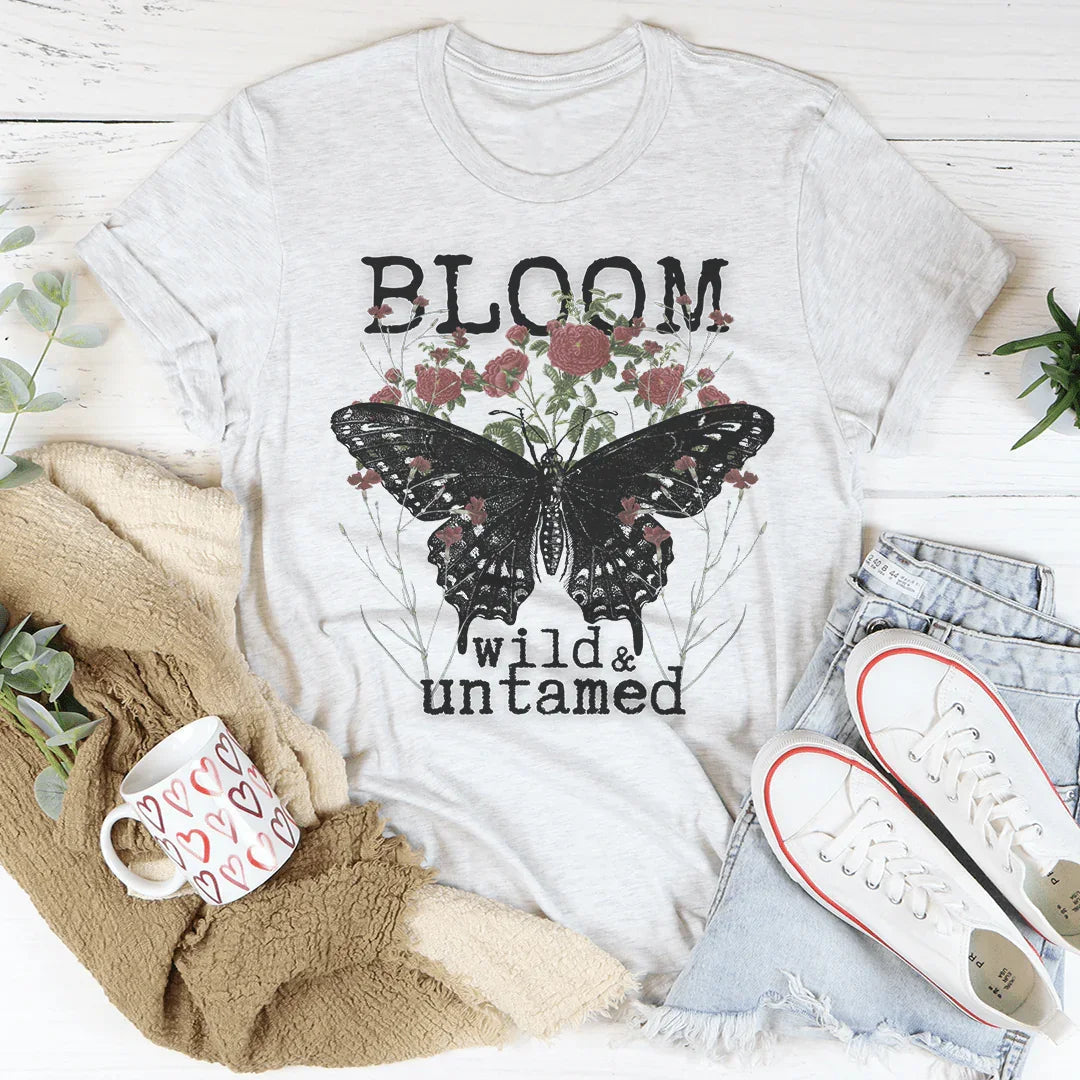 Bloom Wild & Untamed Tee Peachy Sunday
