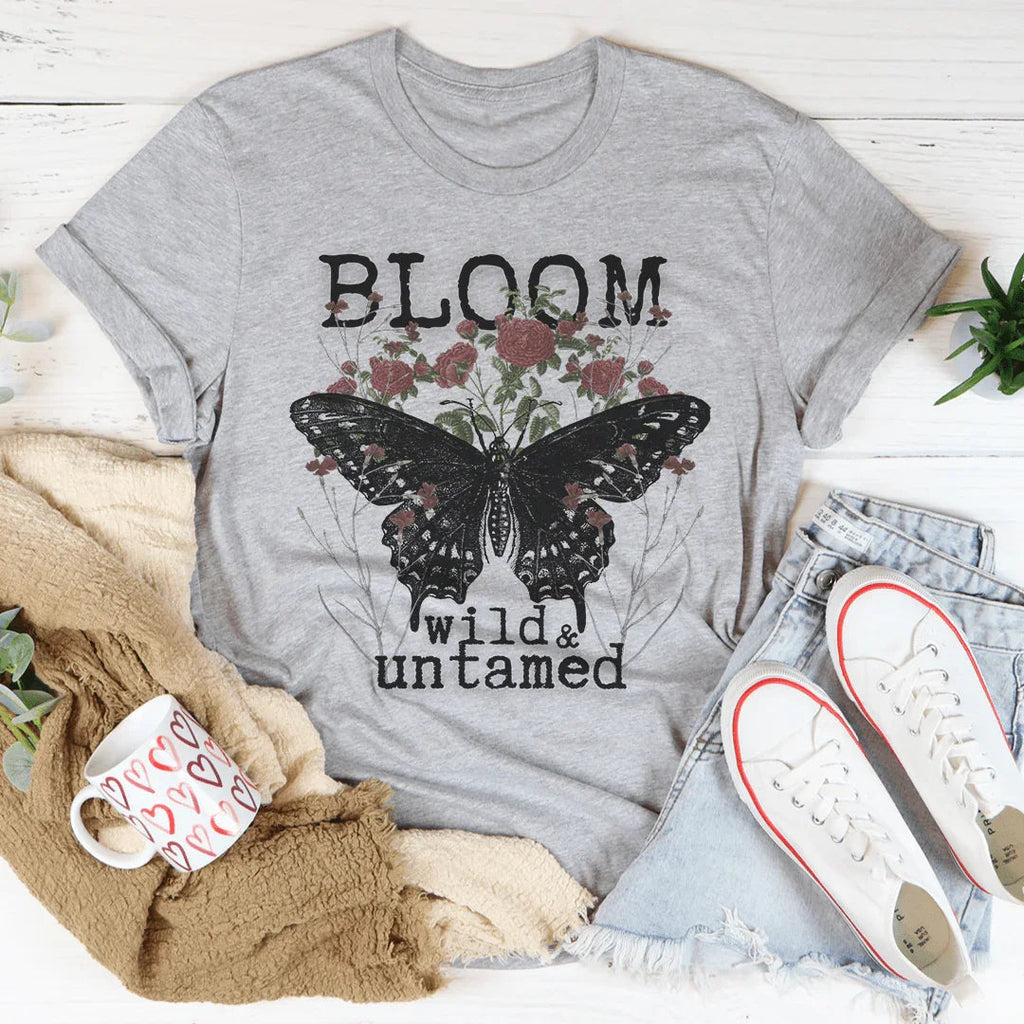 Bloom Wild & Untamed Tee Peachy Sunday
