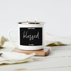 16oz Reusable Metal Candle Mug Scented Soy Candle Gift BandsCo Straps