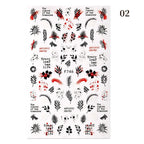 Blue Butterfly 3D Nail Stickers Flowers Leaves Self Adhesive Transfer Sliders Wraps Manicures Foils Decorations Decoration Tattoo Manicure Transfer Nail Decals Flowers Butterfly Designs Nails Supply Manicure Tips Design Nail Decoration Stevvex