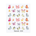 Blue Butterfly 3D Nail Stickers Flowers Leaves Self Adhesive Transfer Sliders Wraps Manicures Foils Decorations Decoration Tattoo Manicure Transfer Nail Decals Flowers Butterfly Designs Nails Supply Manicure Tips Design Nail Decoration Stevvex