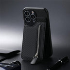 Blue Cards Wallet Leather Phone Case For Iphone 14 Plus 13 12 Mini 11 Pro Max X Xs Xr Men Luxury Business Purse Card Holder Cover  Phone Case With Card Sleeve Men Phone Case
