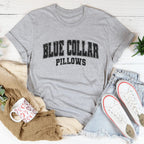 Blue Collar Pillows Tee Peachy Sunday