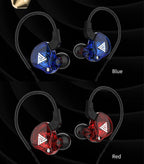 Blue Gaming Bass 3.5mm In-Ear Earphone Game Headset Noise Driver Gaming Earbuds Headset with Dual Mic Detachable & Built-in and Volume Control For Mobile Gaming PC  Cancelling Earbuds With Mic Stevvex