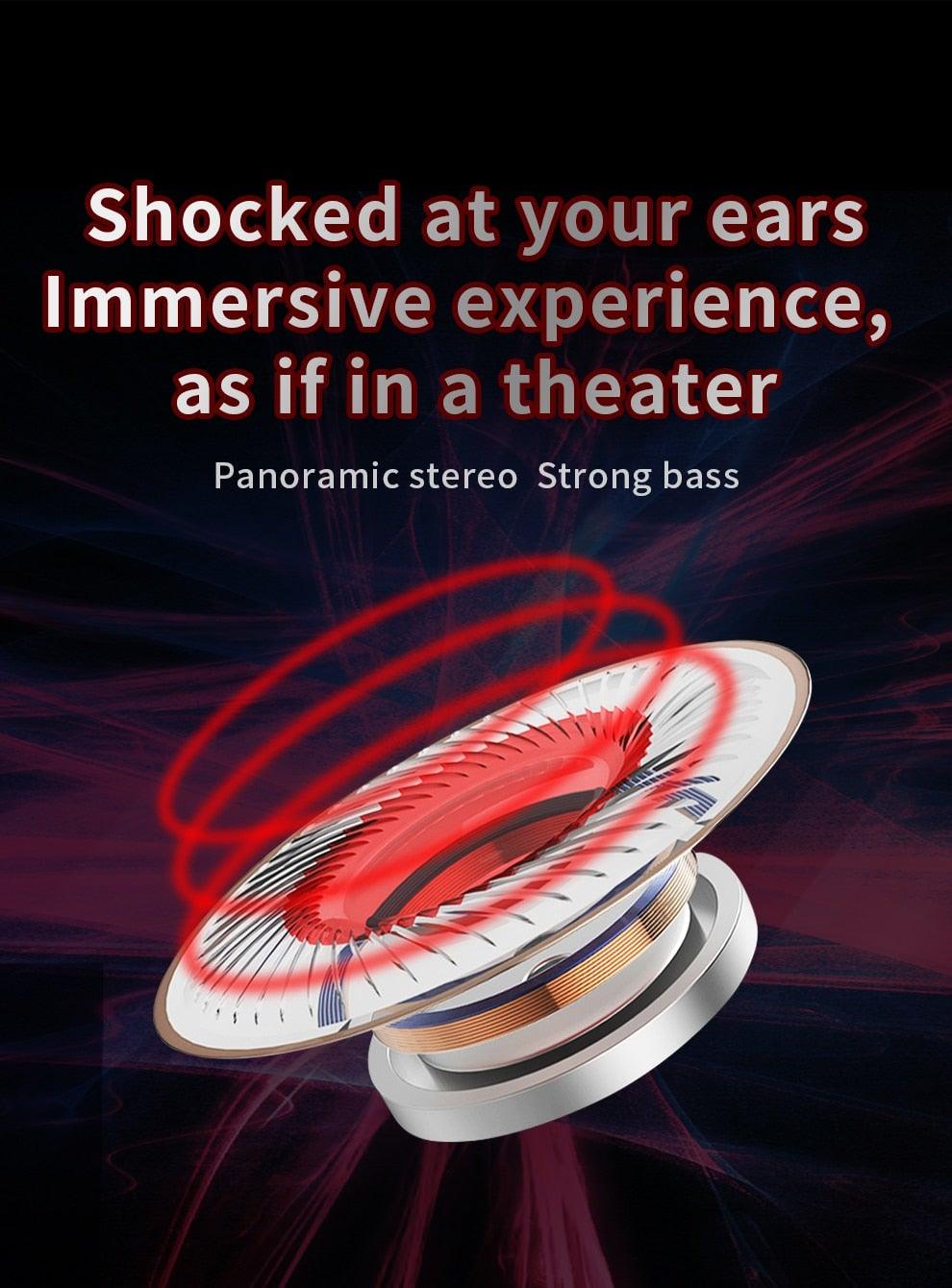 Blue Gaming Bass 3.5mm In-Ear Earphone Game Headset Noise Driver Gaming Earbuds Headset with Dual Mic Detachable & Built-in and Volume Control For Mobile Gaming PC  Cancelling Earbuds With Mic Stevvex