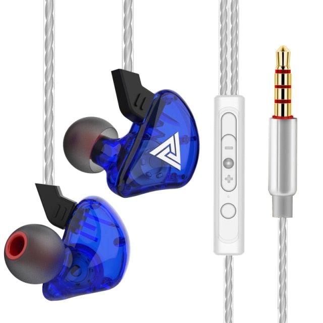 Blue Gaming Bass 3.5mm In-Ear Earphone Game Headset Noise Driver Gaming Earbuds Headset with Dual Mic Detachable & Built-in and Volume Control For Mobile Gaming PC  Cancelling Earbuds With Mic Stevvex