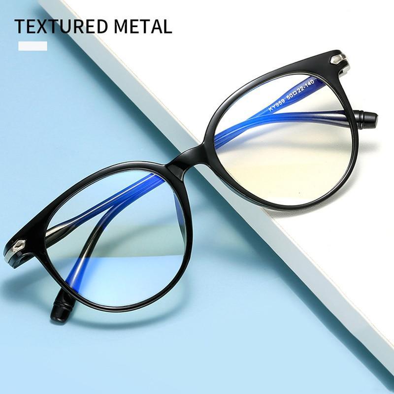 Blue Light Blocking Computer Glasses Retro Clear Lens Eyeglasses Frame And  Myopia Glasses Men Women Short Sight Eyewear Blue Coated Women Diopter Eyeglass0 -0.5 -1 -1.5 -2 -2.5 -3 -3.5 -4 -5 -6 Stevvex