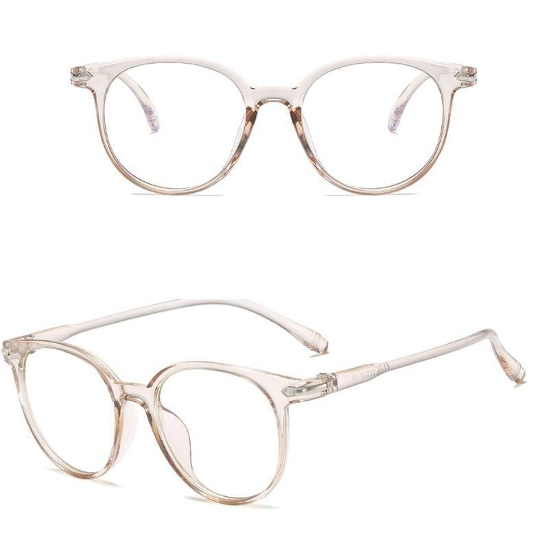 Blue Light Blocking Computer Glasses Retro Clear Lens Eyeglasses Frame And  Myopia Glasses Men Women Short Sight Eyewear Blue Coated Women Diopter Eyeglass0 -0.5 -1 -1.5 -2 -2.5 -3 -3.5 -4 -5 -6 Stevvex
