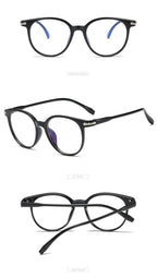 Blue Light Blocking Computer Glasses Retro Clear Lens Eyeglasses Frame And  Myopia Glasses Men Women Short Sight Eyewear Blue Coated Women Diopter Eyeglass0 -0.5 -1 -1.5 -2 -2.5 -3 -3.5 -4 -5 -6 Stevvex