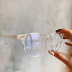 Blue Light Blocking Glasses Frame Lightweight Eyeglasses Frame Filter Blue Ray Computer Game Glasses  Oversized Women Eyeglasses Transparent Anti Blue Ray Men Modern Simple Frames Stevvex