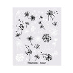 Blue Marble Water Decal Sticker Wave Line Flower Leaf Tree Summer Slider Decor For Manicuring Nail Art Watermarks Curve Graffiti Nail Design for Acrylic Nail Supplies Designer Nail Decorations for Women Girls Kids Stevvex