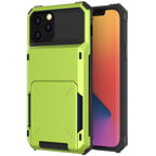 Blue Men Card Holder Hidden Pocket Phone Case Dual Layer Bumper Armor Protective Cover For iPhone 14 13 Pro Max 13 Mini 13 Pro Card Slots Wallet Case Cover Slide Armor Wallet Card Slots Holder for iPhone 13 Stevvex