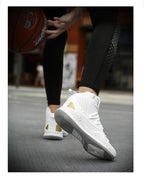 Blue Men High Quality Basketball Sneakers Boys Basket Shoes Autumn High Top Anti-Slip Outdoor Sports Shoes Trainer Professional Anti Slip Sports Sneakers Stevvex