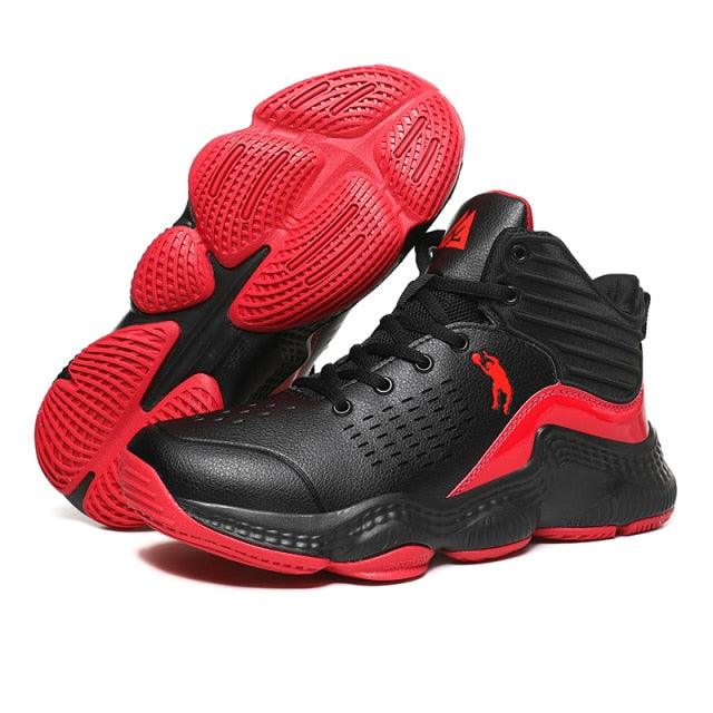 Blue Men High Quality Basketball Sneakers Boys Basket Shoes Autumn High Top Anti-Slip Outdoor Sports Shoes Trainer Professional Anti Slip Sports Sneakers Stevvex