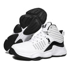 Blue Men High Quality Basketball Sneakers Boys Basket Shoes Autumn High Top Anti-Slip Outdoor Sports Shoes Trainer Professional Anti Slip Sports Sneakers Stevvex