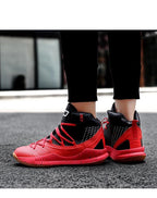 Blue Men High Quality Basketball Sneakers Boys Basket Shoes Autumn High Top Anti-Slip Outdoor Sports Shoes Trainer Professional Anti Slip Sports Sneakers Stevvex