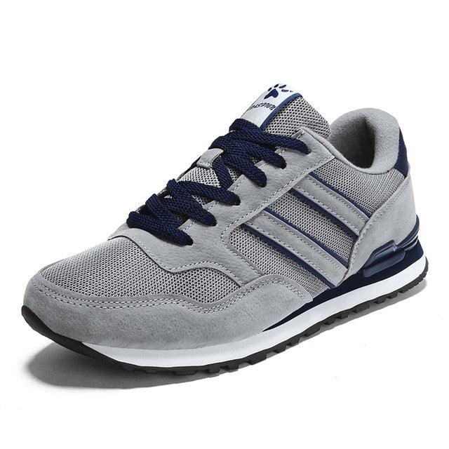 Blue Mens Casual Shoes Comfortable Sneakers Artificial Leather Male Spring Flats Trainers Outdoor Mens Casual Sports High Quality Sneaker Sport Walking Fashion Sneakers Stevvex