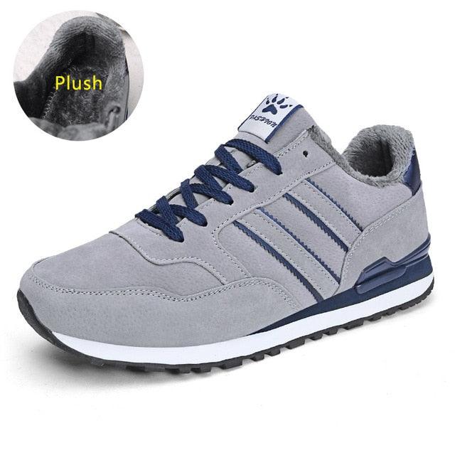 Blue Mens Casual Shoes Comfortable Sneakers Artificial Leather Male Spring Flats Trainers Outdoor Mens Casual Sports High Quality Sneaker Sport Walking Fashion Sneakers Stevvex