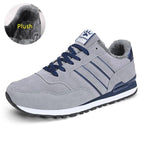 Blue Mens Casual Shoes Comfortable Sneakers Artificial Leather Male Spring Flats Trainers Outdoor Mens Casual Sports High Quality Sneaker Sport Walking Fashion Sneakers Stevvex