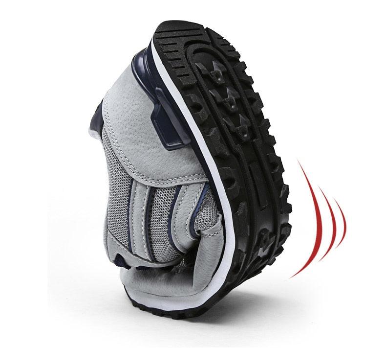 Blue Mens Casual Shoes Comfortable Sneakers Artificial Leather Male Spring Flats Trainers Outdoor Mens Casual Sports High Quality Sneaker Sport Walking Fashion Sneakers Stevvex