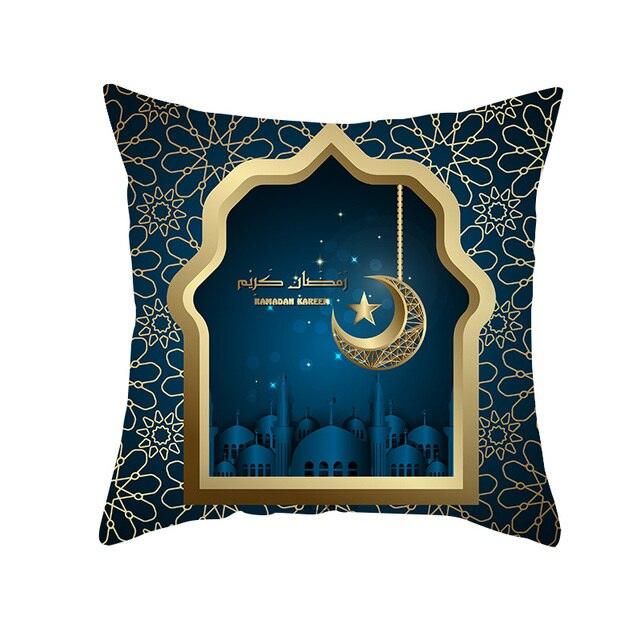 Blue Moon Pillow Decorations For Family Pillow Cover Cotton Sofa Cushion Cover Decoration Decor For Home Charming Decorative Pillows Stevvex