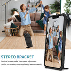 Blue Shockproof Adjustable Stand Case For iPhone 14 13 12 11 Pro Max Built Slide Camera Protection Case With Kickstand Shockproof Protection Modern Design for iPhone