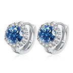 925 Sterling Silver D Color Moissanite Stud Earrings For Women Wedding BandsCo Straps