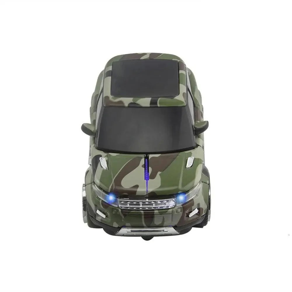 Blue Wireless Optical Mouse Sports Car Shaped Mouse 1600 DPI Office School Mice For Computer And Laptop Comfortable For Every Use Stevvex
