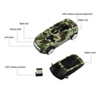 Blue Wireless Optical Mouse Sports Car Shaped Mouse 1600 DPI Office School Mice For Computer And Laptop Comfortable For Every Use Stevvex