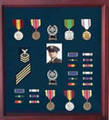 Military Medal Case, Shadow Box photo Holder, Military Medal. The Military Gift Store