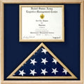 Air Force Flag and certificate Display case. The Military Gift Store