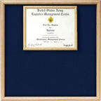 Air Force certificate Display case. The Military Gift Store
