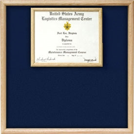 US Marine Corp Certificate Display Case. The Military Gift Store