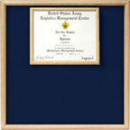 US Marine Corp Certificate Display Case. The Military Gift Store