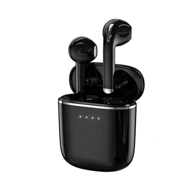 Bluetooth 5.0 Earphones LED Charging Box Wireless Headphone 9D Stereo Sound Sports Waterproof Earbuds Headsets With Microphone Wearable Wireless Clear Calls Music Headphones Immersive Sound 12 Hours Single Playtime HiFi Quality Stereo Sound Stevvex