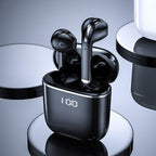 Bluetooth 5.0 Earphones LED Charging Box Wireless Headphone 9D Stereo Sound Sports Waterproof Earbuds Headsets With Microphone Wearable Wireless Clear Calls Music Headphones Immersive Sound 12 Hours Single Playtime HiFi Quality Stereo Sound Stevvex